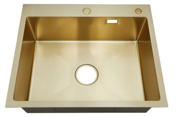 Мойка врезная РМС MR-6050G с раздвижной корзиной и дозатором 60х50х20 см