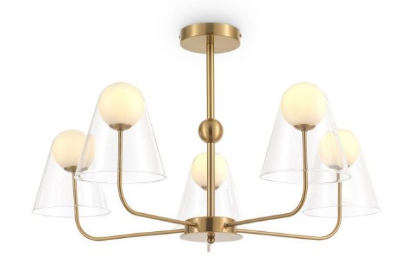 Светильник подвесной FREYA Modern Doublety 15 кв.м., 41х58х41 см, G9