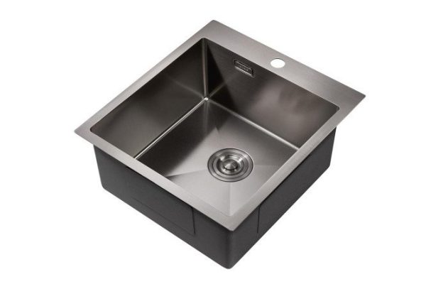 Мойка врезная MILACIO Steel Denia 46 MC.77479 51х46х22 см