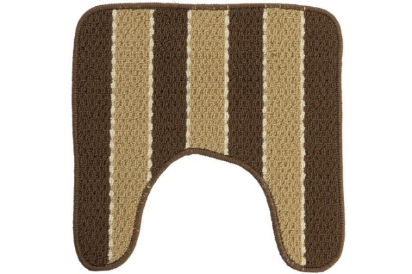 Коврик для ванной комнаты Brown 50x50 см, Полипропилен