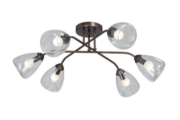 Люстра V4953-7/6PL 18 кв.м., 75x28x75 см, E14