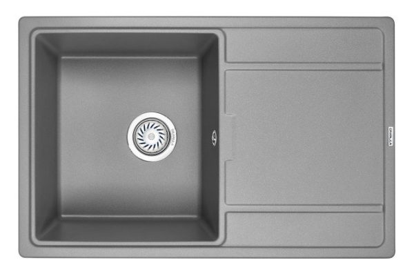 Мойка врезная с крылом GRANULA 7804 78х50х20 см