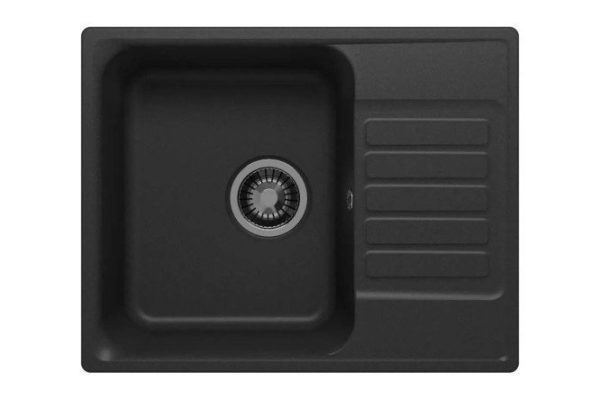 Мойка кухонная врезная UPD-202 с крылом 60х48х20 см
