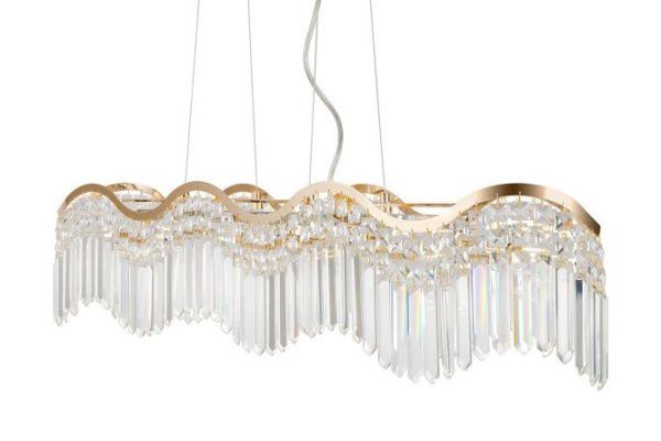 Светильник подвесной MAYTONI Diamant Crystal Gracia 20 кв.м., 92х19х92 см, E14