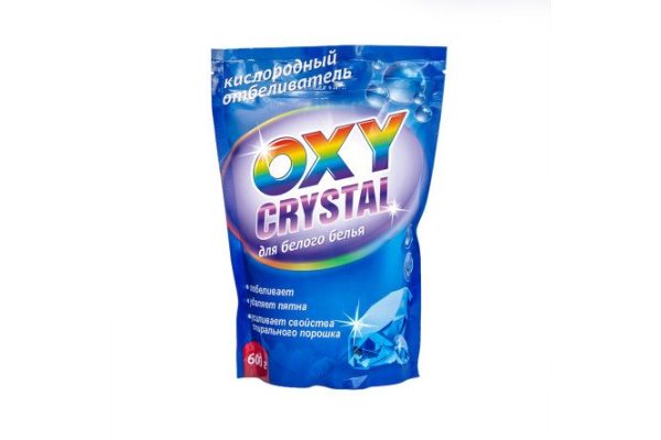 Средство Oxy cristal для отбеливания и стирки