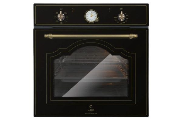Электрический духовой шкаф LEX EDM 077C BL, чёрный 59.5х59.5х57.5 см