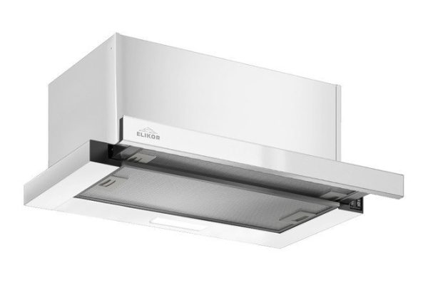 Вытяжка ELIKOR Slide glass 60П-1000 КВ II М-1000-60-1541 цвет белый, 60х30.3х30.7 см