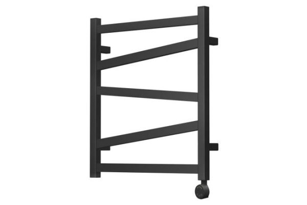 Полотенцесушитель электрический POINT Феникс П5, черный PN15156BE 53х66.5х9 см